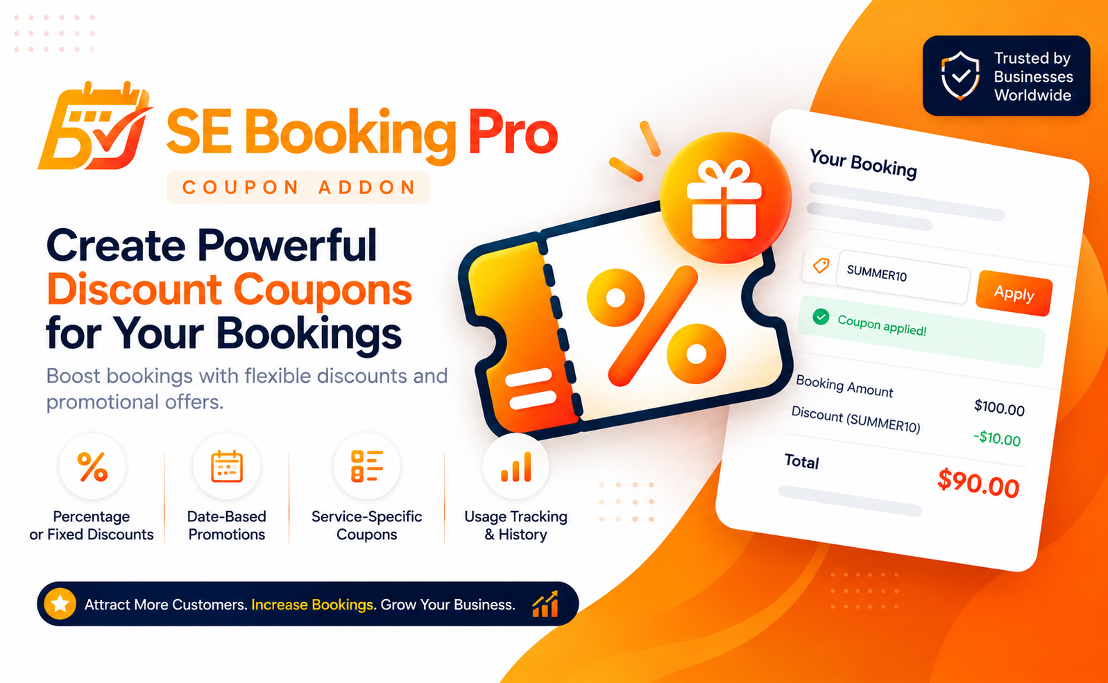 SE Booking Pro Coupon Addon